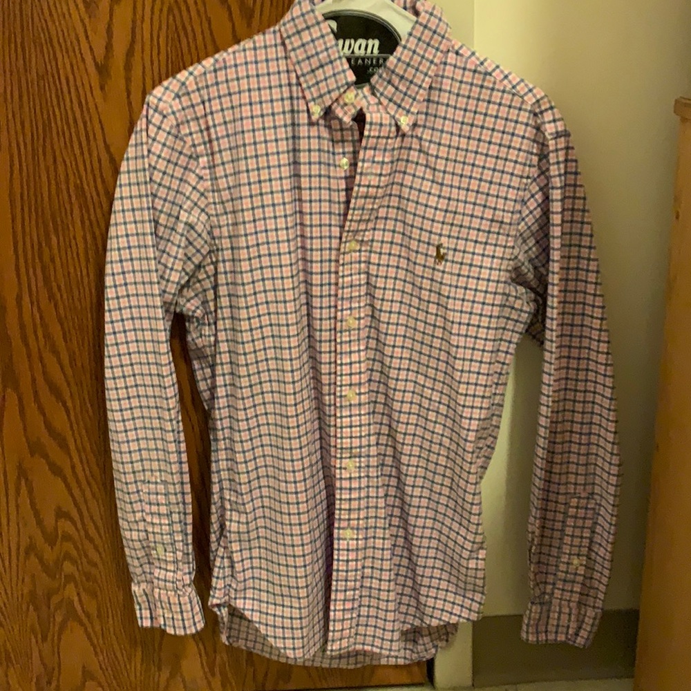 Ralph Lauren Button Down - pink and blue gingham